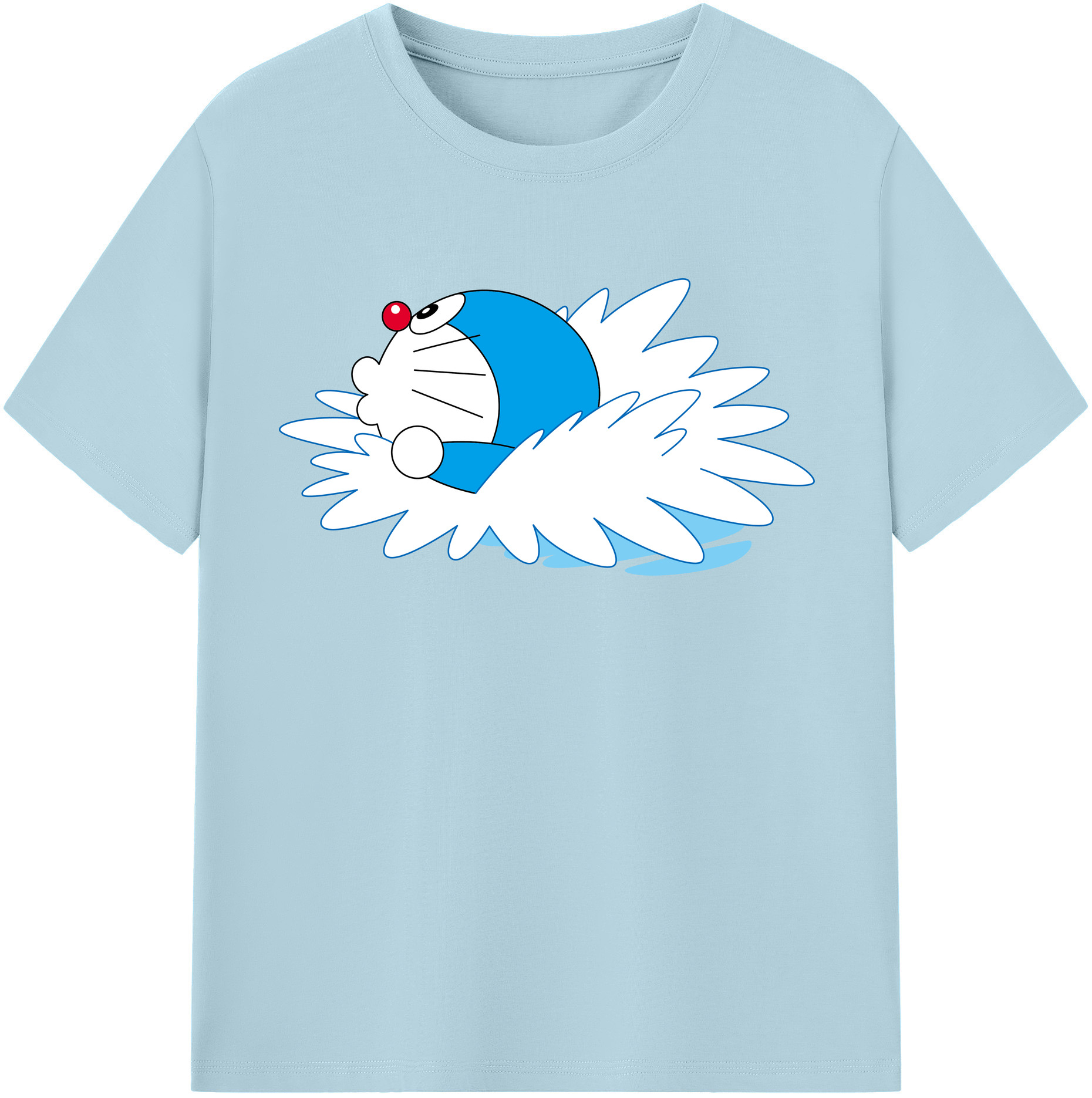（画像用） ドラえもん Doraemon 綿100％半袖Tシャツ（フロントプリント）